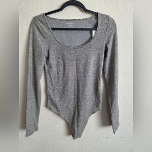American Eagle Outfitters Gray Bodysuit